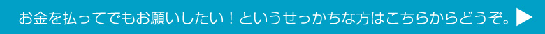 お金を払ってでもお願いしたい！というせっかちな方はこちらからどうぞ。お金を払ってでもお願いしたい！というせっかちな方はこちらからどうぞ。